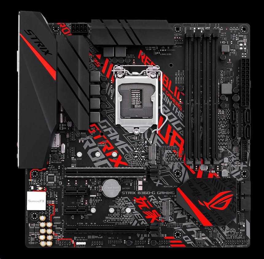 Asus Mb Sc Lga1151 Rog Strix 60 G Gaming Intel 60 4xddr4 Vga Matx Eshop Mels Cz