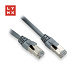 LYNX FTP patch kabel Cat6, PVC, 0,3m, šedý (balení obsahuje 10ks)