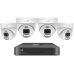 iGET HOMEGUARD HGNVK84804 - kamerový PoE set 2K NVR 8CH + 4x venkovní kamera se zvukem