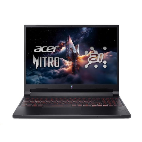 ACER NTB Nitro V 16 AI (ANV16-42-R3JA),R7 260,16"WQXGA,32GB,1TB SSD,RTX 4050,W11H,Black ACER NTB Nitro V 16 AI (ANV16-42-R3JA),R7 260,16"WQXGA,32GB,1TB SSD,RTX 4050,W11H,Black
