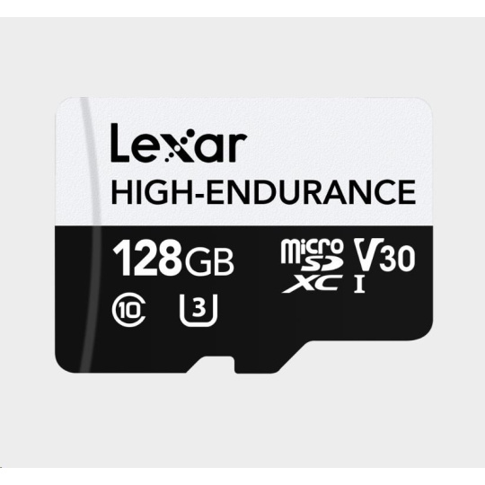Lexar microSDXC High-Endurance UHS-I/U3/10 R100/W45 (V30) 128GB Lexar microSDXC High-Endurance UHS-I/U3/10 R100/W45 (V30) 128GB