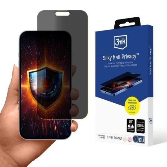 3mk Silky Matt Privacy pro Apple iPhone 17 Pro Max