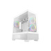 DEEPCOOL Case CG380 3F WH, mATX, ARGB, Průhledná bočnice, 3x120mm Fan, bílá