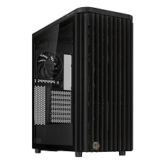 BAZAR ASUS case PROART PA401 WOOD TG, Mid Tower, ATX, 1xUSB-C Gen2x2, 2xUSB 3.0, 2x 160mm Fan, černá - Komplet