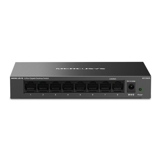 MERCUSYS switch MS108GS (8xGbE, fanless) MERCUSYS switch MS108GS (8xGbE, fanless)