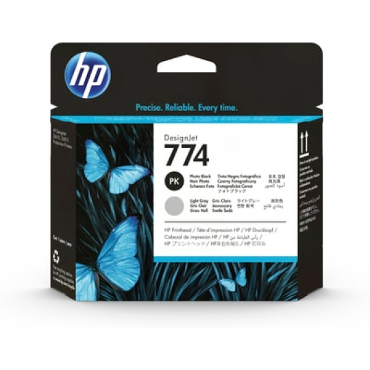 HP 774 Photo Black/Light Gray Printhead