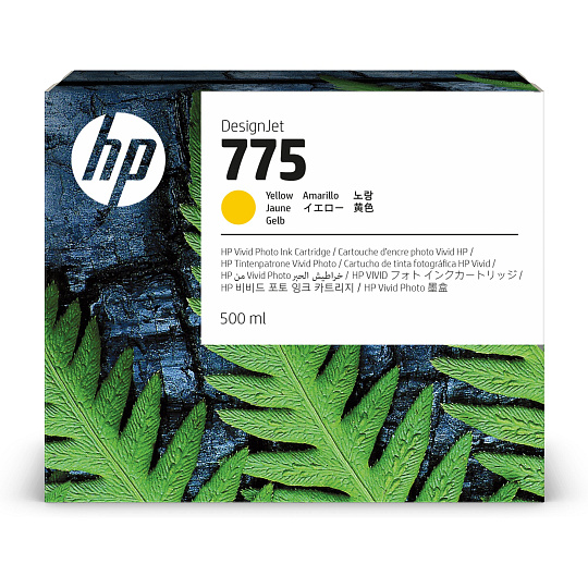 HP 775 500-ml Yellow Ink Cartridge HP 775 500-ml Yellow Ink Cartridge