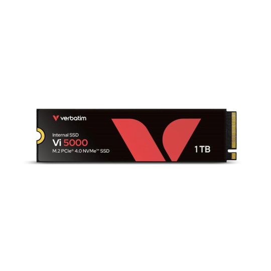 VERBATIM SSD Vi5000 Internal PCIe NVMe M.2 SSD 1TB , W 4500/ R 5000 MB/s