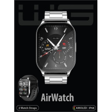 WG - Chytré hodinky WG AirFlexOne / smart watch / silwer