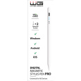 WG - Univerzální pero WG Stylus Pro s magnetickým uchycením / white