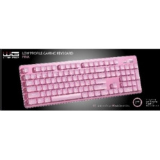 WG - Herní klávesnice podsvícena drátová / pink