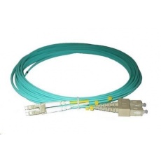 Duplexní patch kabel MM 50/125, OM3, LC-SC, LS0H, 3m