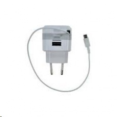 Solight USB nabíjecí adaptér, navíjecí kabel micro USB + 1x USB, 2400mA max., AC 230V, bílošedý Solight USB nabíjecí adaptér, navíjecí kabel micro USB + 1x USB, 2400mA max., AC 230V, bílošedý