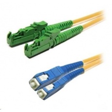 Duplexní patch kabel SM 9/125, OS2, E2000(APC)-SC(PC), LS0H, 1m