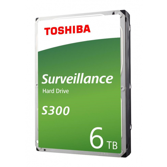 TOSHIBA HDD S300 PRO Surveillance (CMR) 6TB, SATA III, 7200 rpm, 256MB cache, 3,5", BULK