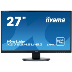 Iiyama monitor ProLite X2783HSU, 68,6 cm (27''), Full HD, VGA, HDMI, USB, black Iiyama monitor ProLite X2783HSU, 68,6 cm (27''), Full HD, VGA, HDMI, USB, black