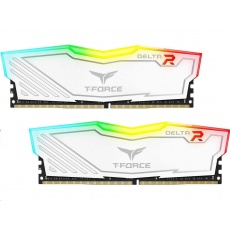 DIMM DDR4 16GB 3000MHz, CL16, (KIT 2x8GB), T-FORCE DELTA RGB (White) DIMM DDR4 16GB 3000MHz, CL16, (KIT 2x8GB), T-FORCE DELTA RGB (White)