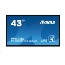 Iiyama dotykový monitor ProLite TF4338MSC-B1AG, Projected Capacitive, 12 TP, Full HD, black Iiyama dotykový monitor ProLite TF4338MSC-B1AG, Projected Capacitive, 12 TP, Full HD, black