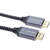 PREMIUMCORD Kabel DisplayPort 1.4 přípojný kabel, kovové a zlacené konektory, 2m