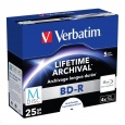 VERBATIM MDisc BD-R(5-pack)Jewel/4x/25GB