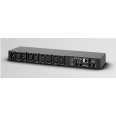 CyberPower Rack PDU, Switched, 1U, 16A, (8)C13, IEC-320 C20