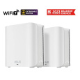 BAZAR - ASUS ZenWifi BD4 2-pack, WiFi7 Extendable Router, AiMesh, 2x WAN/LAN - Poškozený obal (Komplet)