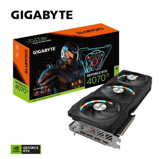 GIGABYTE VGA NVIDIA GeForce RTX 4070 Ti GAMING V2 OC 12G, 12G GDDR6X, 3xDP, 1xHDMI