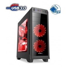 1stCOOL skříň GAMER 2, Full Tower, AU, USB 3.0, čtečka karet, bez zdroje, Black 1stCOOL skříň GAMER 2, Full Tower, AU, USB 3.0, čtečka karet, bez zdroje, Black