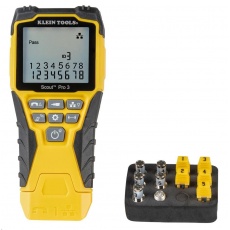 KLEIN TOOLS - VDV Scout® Pro 3 Tester Kit - 5x RJ45, 5x F-konektor