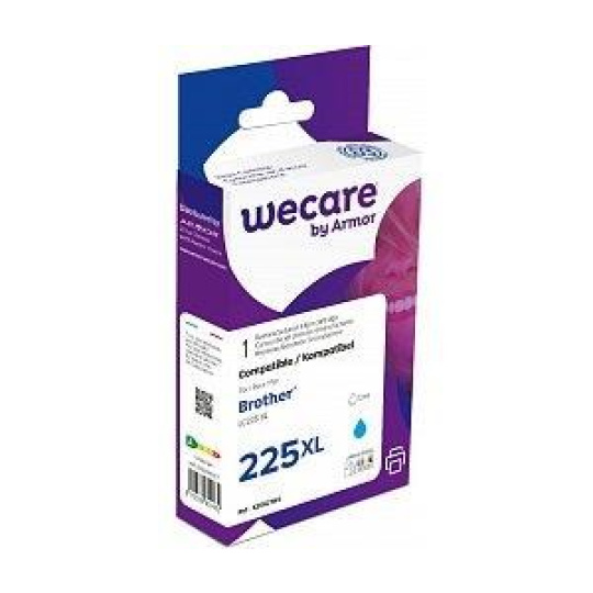 WECARE ARMOR cartridge pro Brother DCP-J4120D cyan, 12ml, kom. s LC225C WECARE ARMOR cartridge pro Brother DCP-J4120D cyan, 12ml, kom. s LC225C