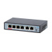 MaxLink PoE switch PSBT-6-4P-250 (náhrada za PSAT-6-4P-250), 6x LAN/4x PoE 250m, 802.3af/at/bt