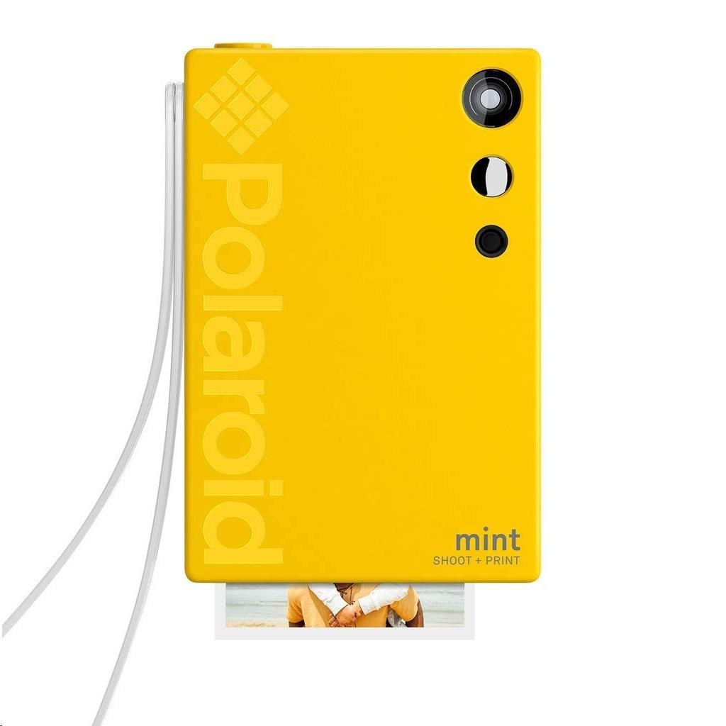 На желтый под камеру. Фотоаппарат моментальной печати Polaroid Mint.