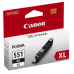 Canon CARTRIDGE CLI-551BK XL černá pro Pixma iP, Pixma iX, Pixma MG a Pixma MX 6850, 725x, 925, 8750 (1130 str.)