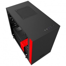 NZXT skříň H200 / mini ITX / průhledná bočnice / 2x USB 3.0 / černočervená NZXT skříň H200 / mini ITX / průhledná bočnice / 2x USB 3.0 / černočervená