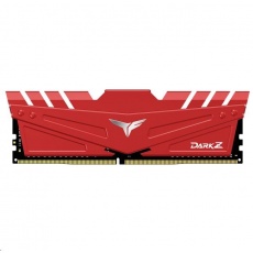DIMM DDR4 16GB 3200MHz, CL16, (KIT 2x8GB), T-FORCE DARK Z, Red