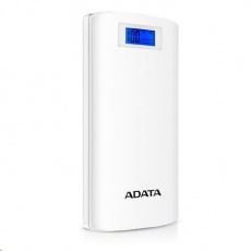 ADATA PowerBank P20000QCD - externí baterie pro mobil/tablet 20000mAh, 2,1A, bílá (74Wh)