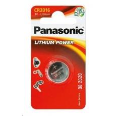 PANASONIC Lithiová baterie (knoflíková) CR-2016EL/2B  3V (Blistr 2ks)