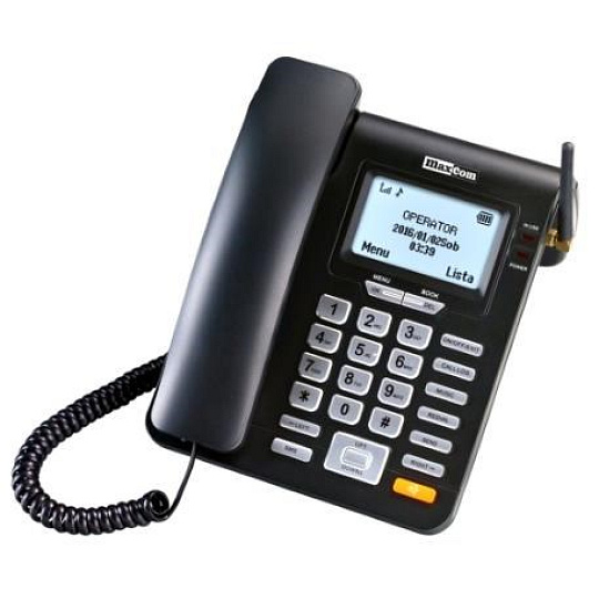 BAZAR - MaxCom MM28DHS, stolní GSM telefon, černá - Po opravě (Komplet) BAZAR - MaxCom MM28DHS, stolní GSM telefon, černá - Po opravě (Komplet)
