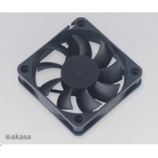 AKASA ventilátor AK-6015MS, 60 x 15mm, zapouzdřené ložisko, black