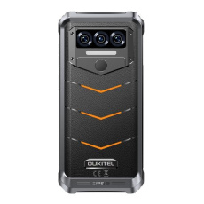 Rugged Smartphone Oukitel WP38 MT8788 6GB 256GB 10600-15W A13, Black w Orange [No Charger]