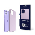 3mk ochranný kryt Hardy Silicone MagCase pro Apple iPhone 12, Deep Purple