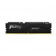 KINGSTON DIMM DDR5 16GB 5200MT/s CL40 FURY Beast Černá