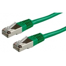 Patch kabel XtendLan Cat6A, S-FTP - 1m, zelený