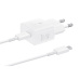 Samsung síťová nabíječka EP-T2510XWE + kabel USB-C, 25W, bílá