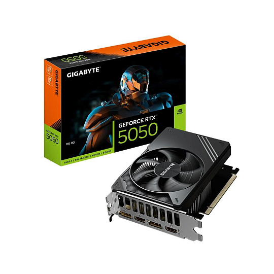BAZAR - GIGABYTE VGA NVIDIA GeForce RTX 5050 D6 8G, RTX 5050, 8G GDDR6, 2xDP, 2xHDMI - Rozbaleno (Komplet)