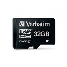VERBATIM MicroSDHC karta 32GB Premium, U1