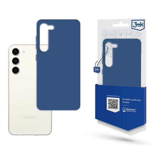 3mk ochranný kryt Matt Case pro Samsung Galaxy S23+ blueberry/modrá