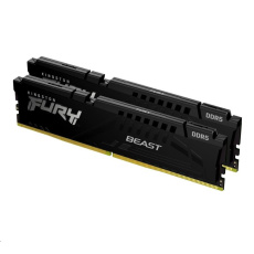 KINGSTON DIMM DDR5 64GB (Kit of 2) 5600MT/s CL36 FURY Beast Černá EXPO