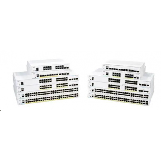 Cisco switch CBS350-24S-4G-EU (24xSFP,4xGbE/SFP combo,fanless)