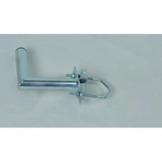 Držák antény na balkón s vinklem, galvanický zinek, délka 20cm Držák antény na balkón s vinklem, galvanický zinek, délka 20cm